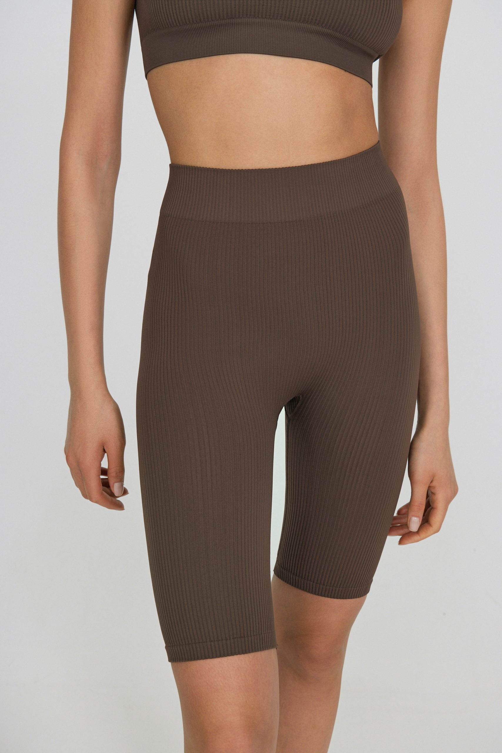 Ribbed legging shorts – фото № 4