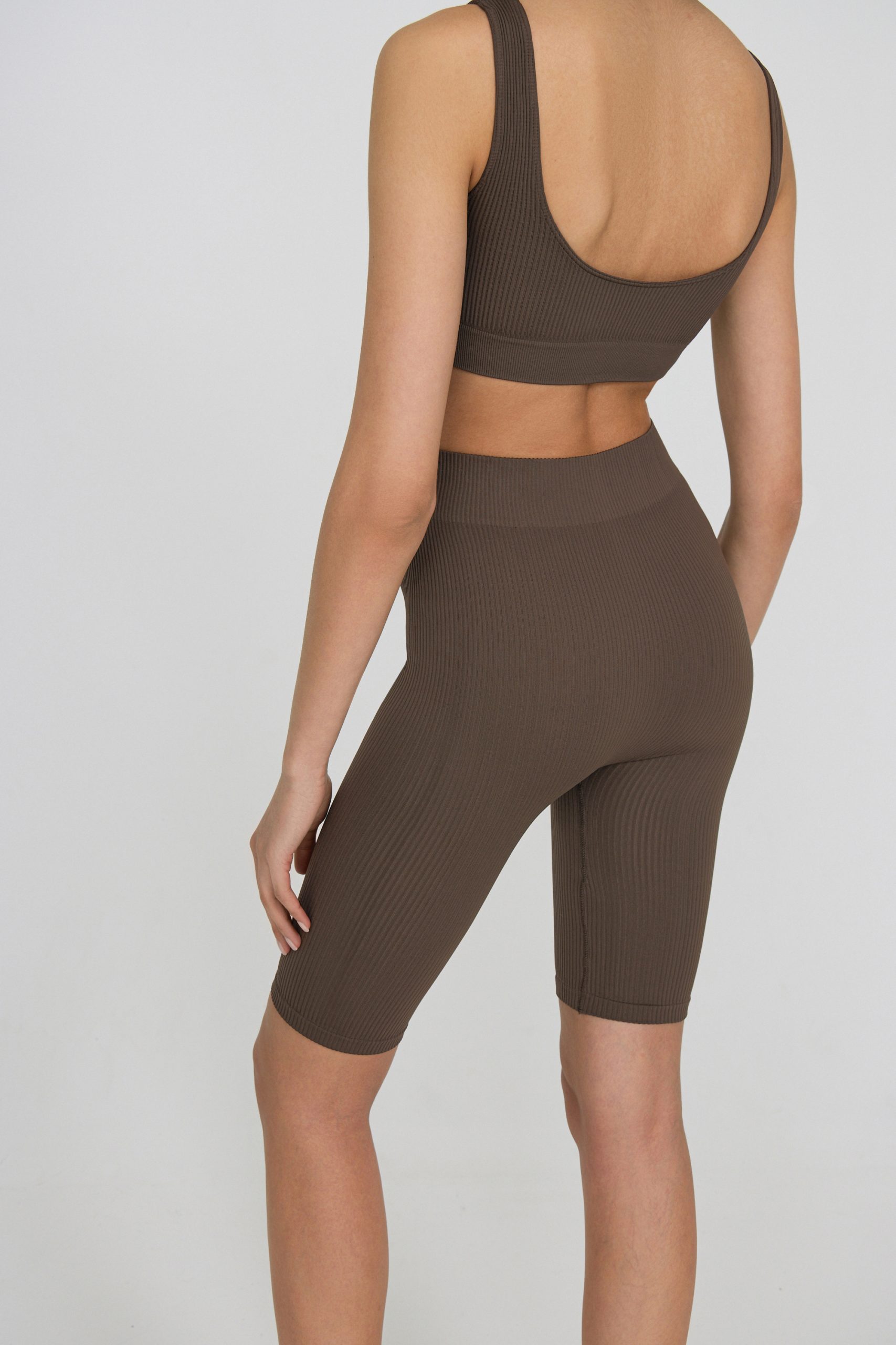 Ribbed legging shorts – фото № 5