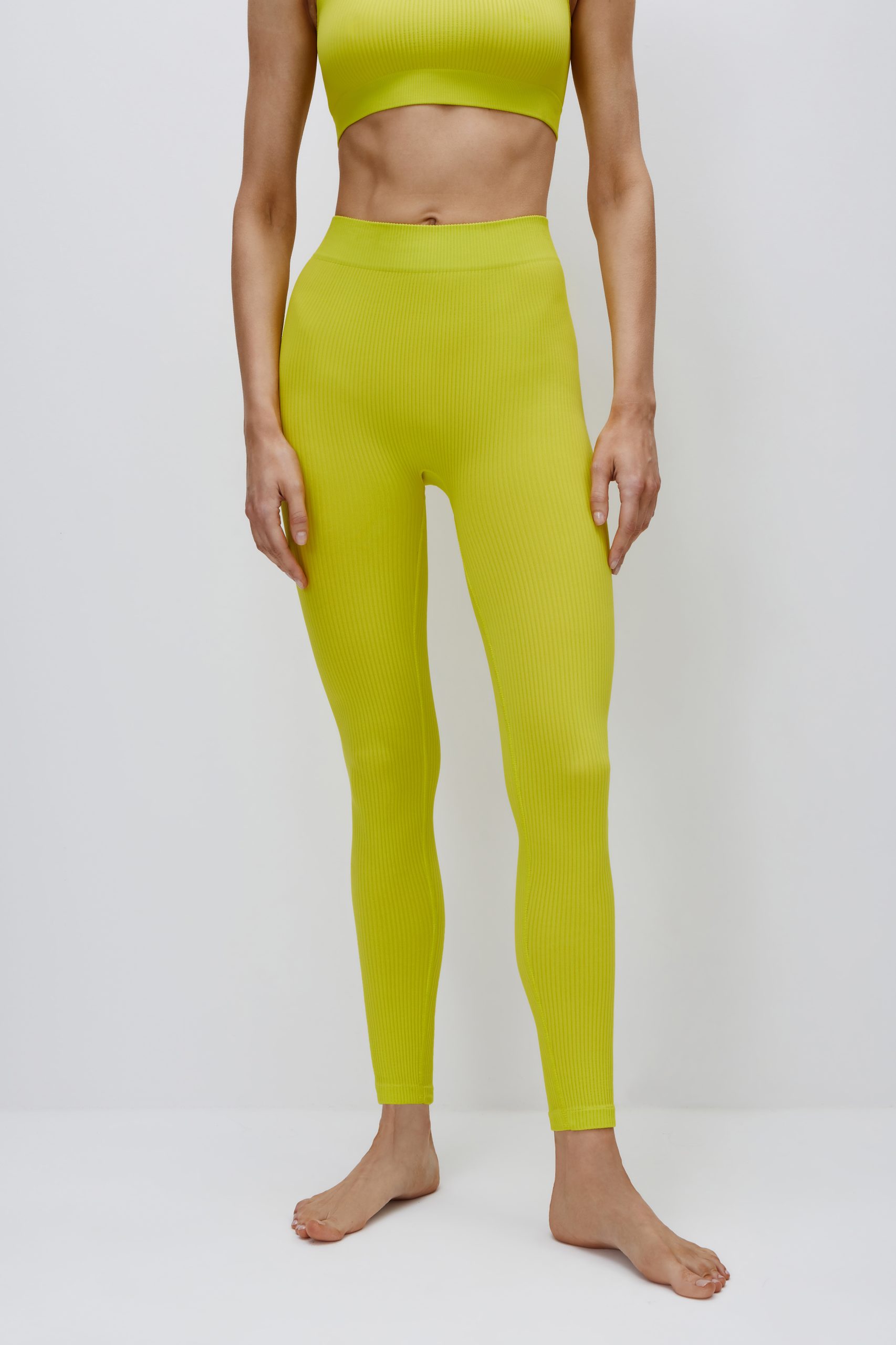 Ribbed leggings – фото № 3