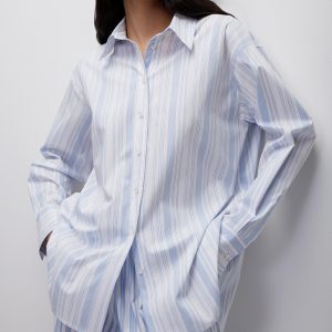 Oversized striped shirt SHELL SEASON