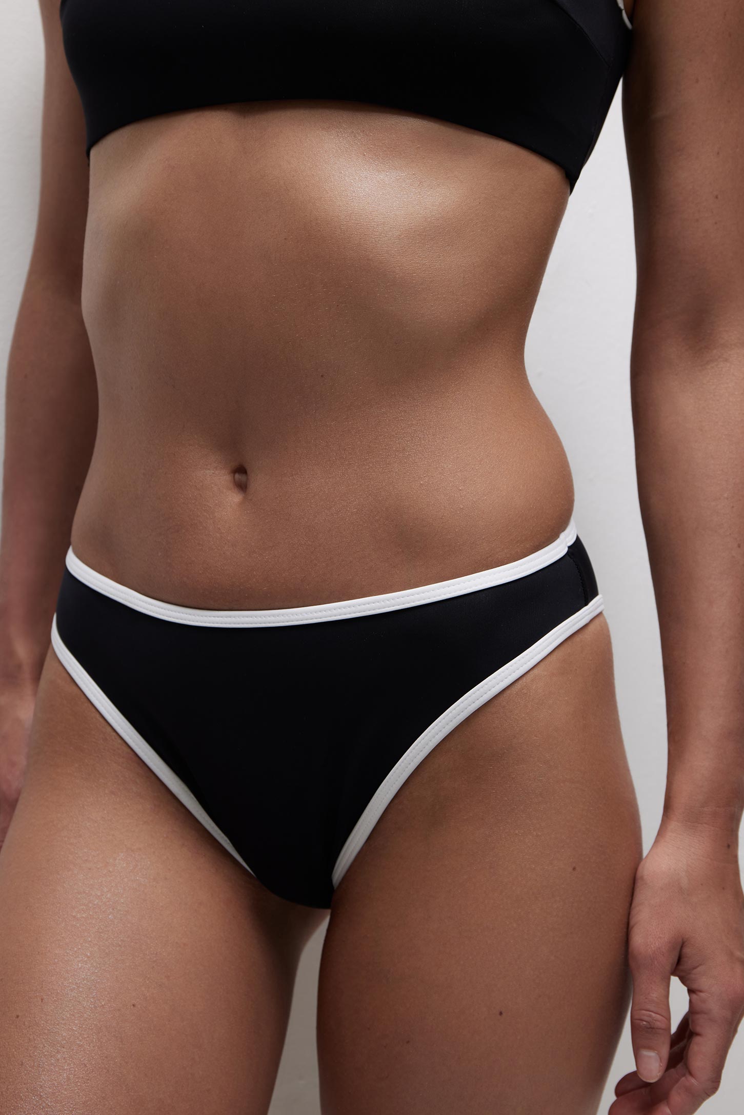 Swimsuit high waist Brazilian briefs SPLASHES – фото № 3