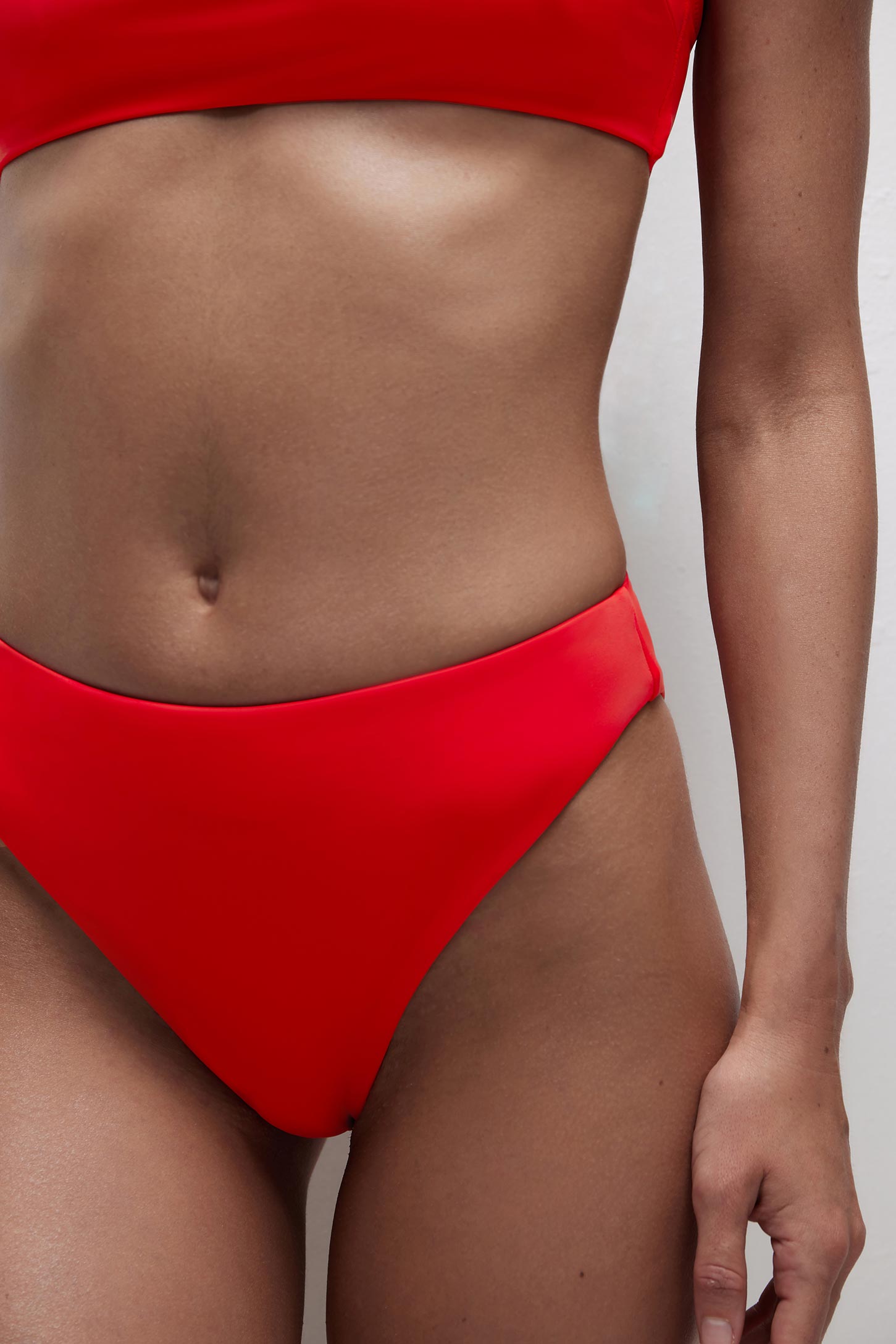 Swimsuit high waist Brazilian briefs SPLASHES – фото № 3