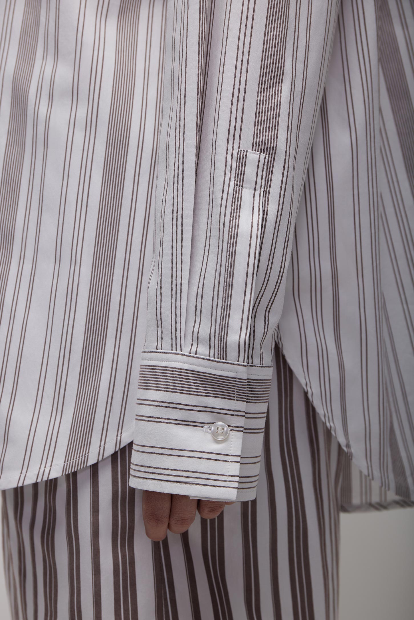Oversized striped shirt SHELL SEASON – фото № 4