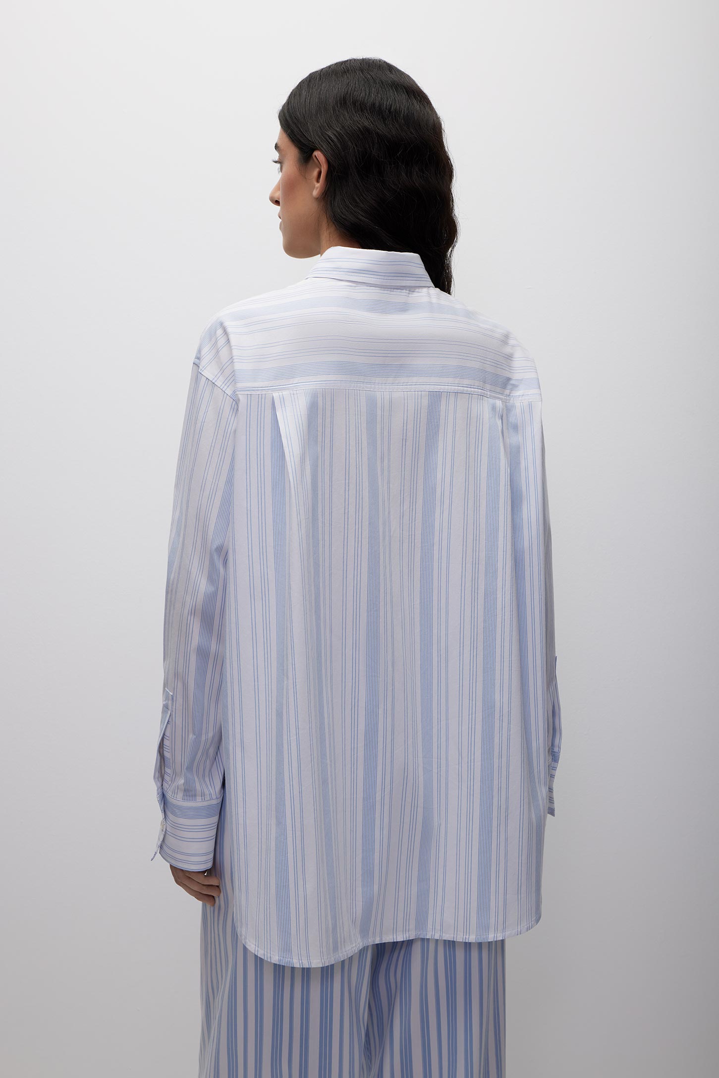 Oversized striped shirt SHELL SEASON – фото № 5