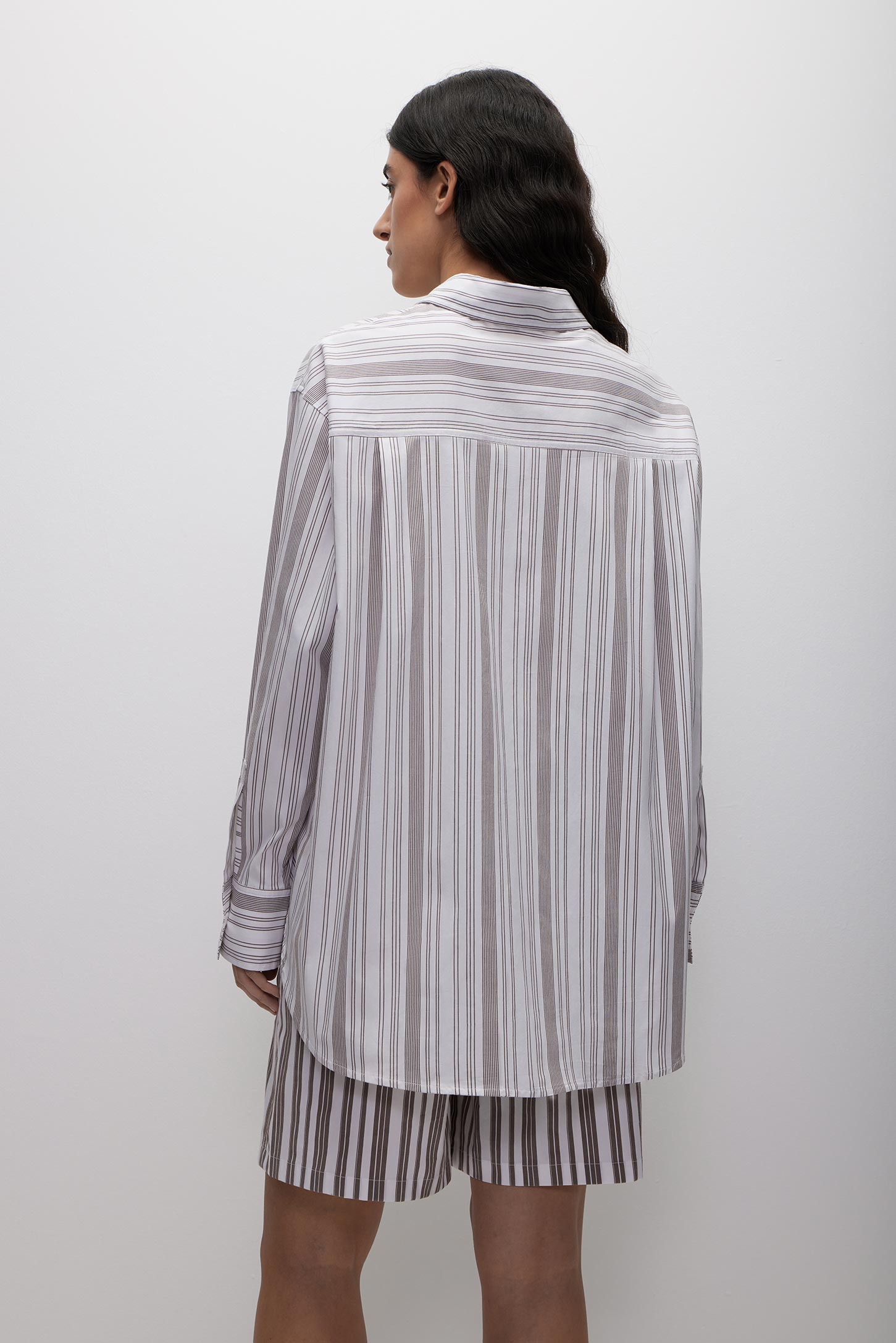 Oversized striped shirt SHELL SEASON – фото № 5