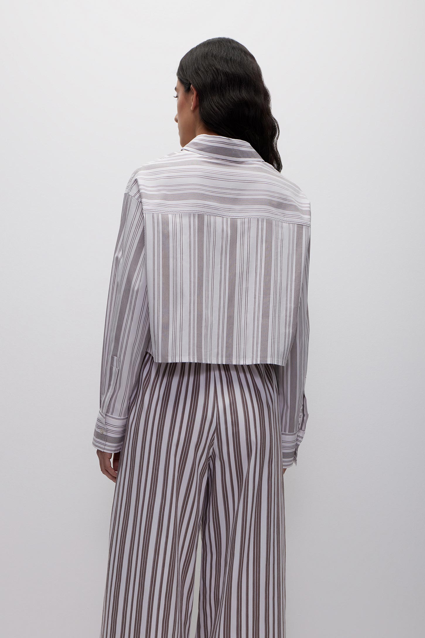 Cropped striped shirt SHELL SEASON – фото № 5