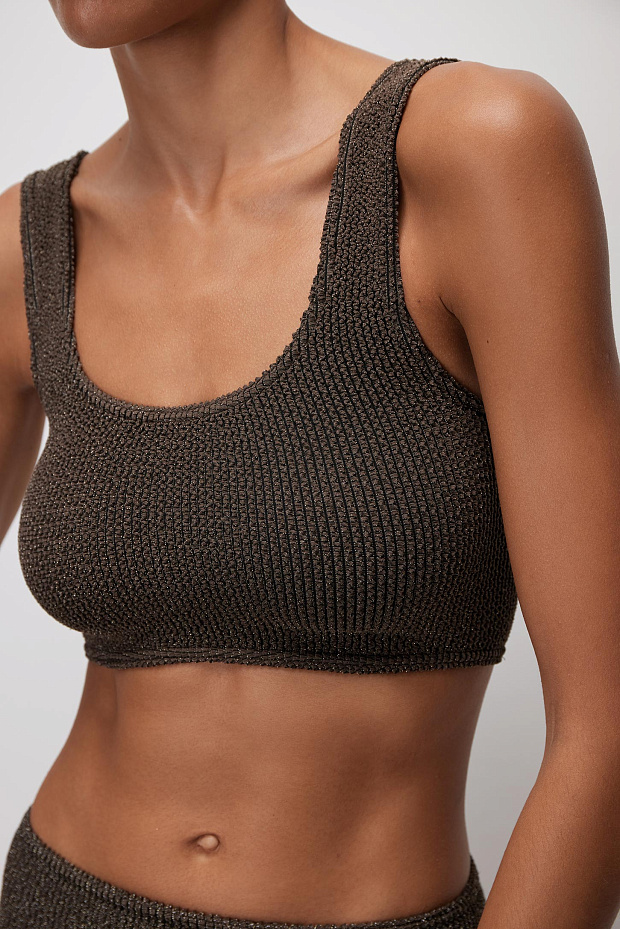 Wide strap swimsuit top TROPICAL – фото № 2