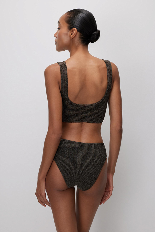 Wide strap swimsuit top TROPICAL – фото № 3