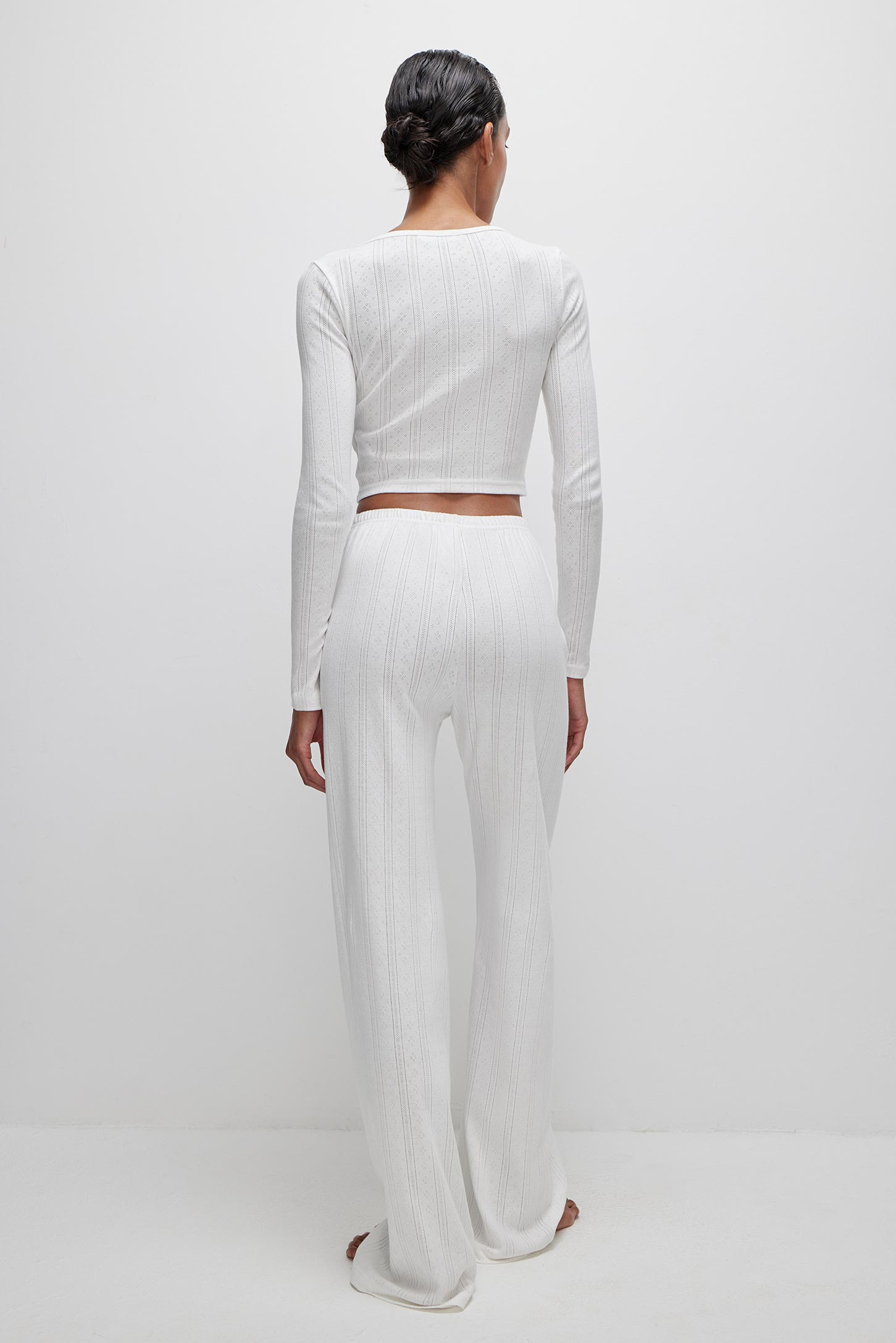 Openwork knit pants POINTELLE – фото № 4